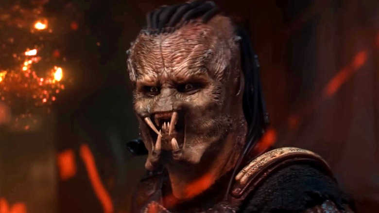 Dek saying that he will not fail in Predator: Badlands