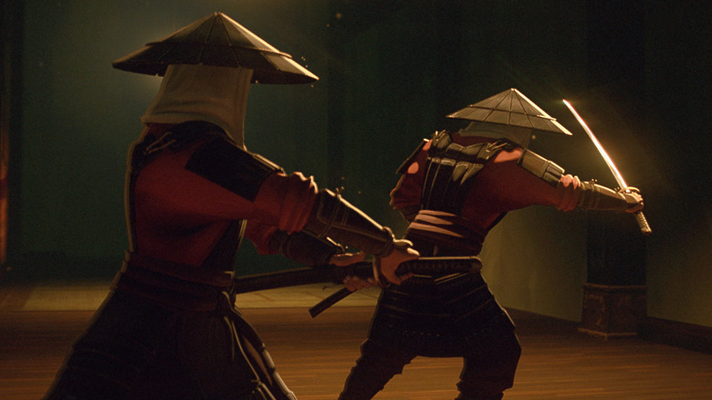 Japanese men fighting in Predator: Killer of Killers