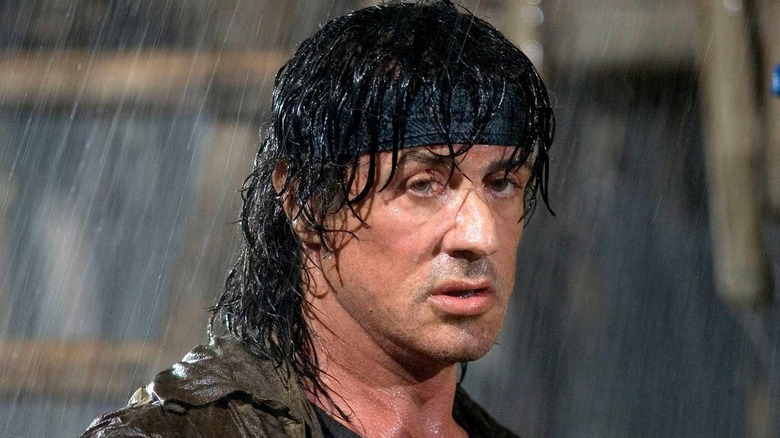John Rambo in the middle of a fight in Rambo (2008)
