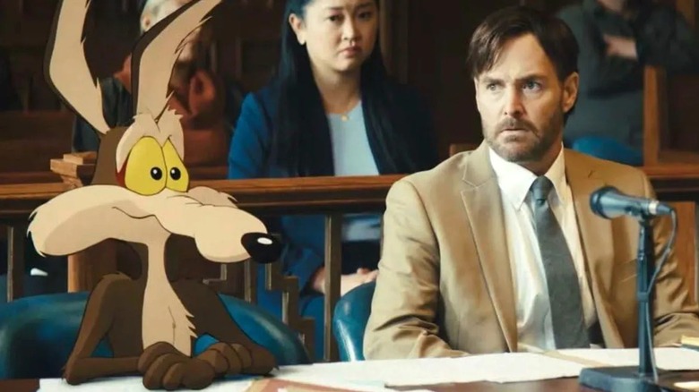 Wile E. Coyote and Kevin Avery in court in Coyote vs. Acme (2026)