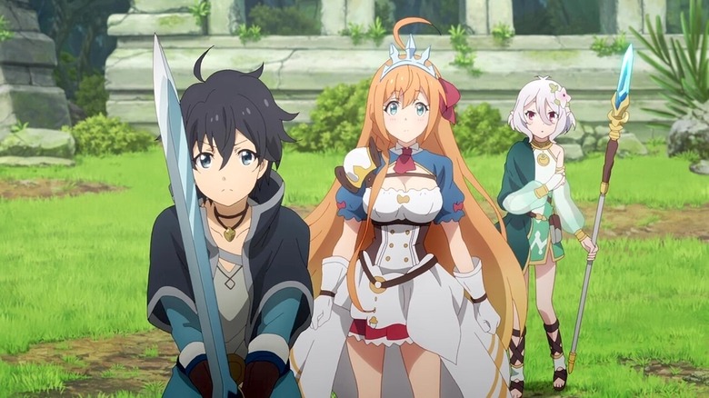 Pecorine, Yuuki, and Kokkoro fighting