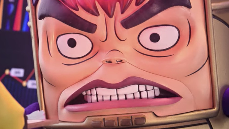 Marvel's MODOK grimacing