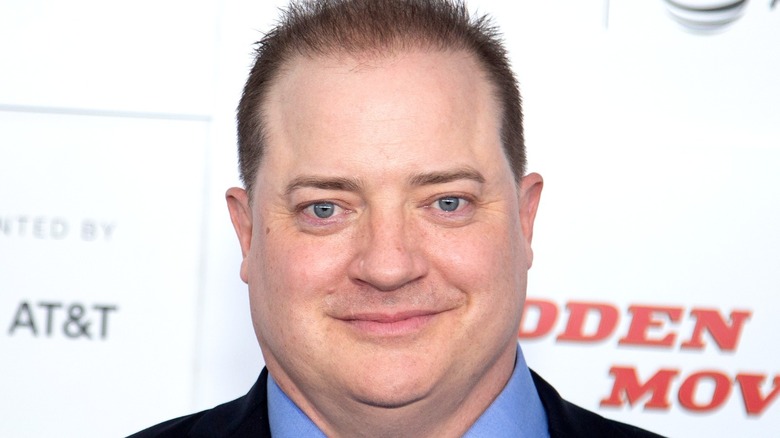 Brendan Fraser smiling