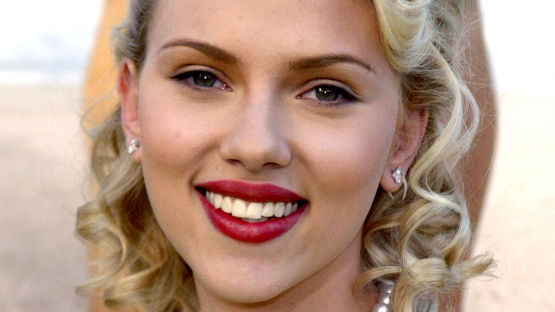 Scarlett Johansson smiling