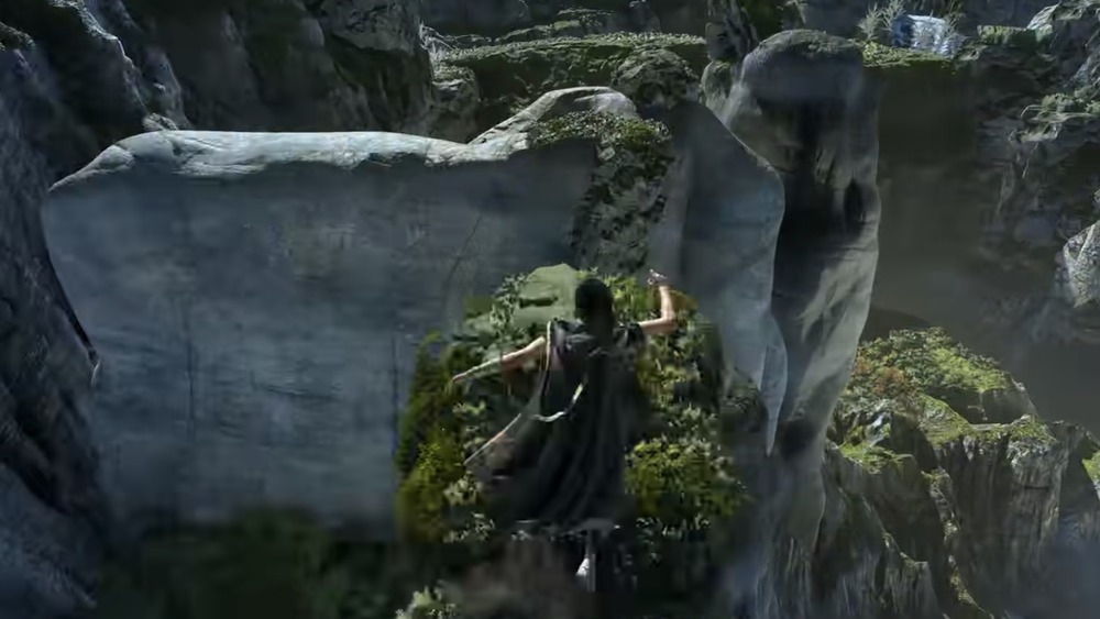 Main character parkour in Project Athia