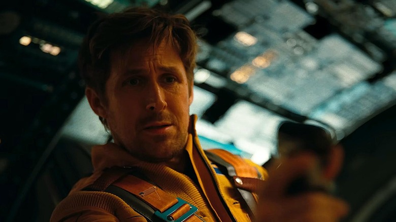 Close up of Grace in his ship in Project Hail Mary
