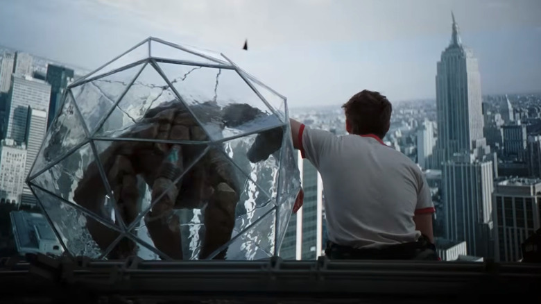 Rocky and Grace look at depiction of New York City