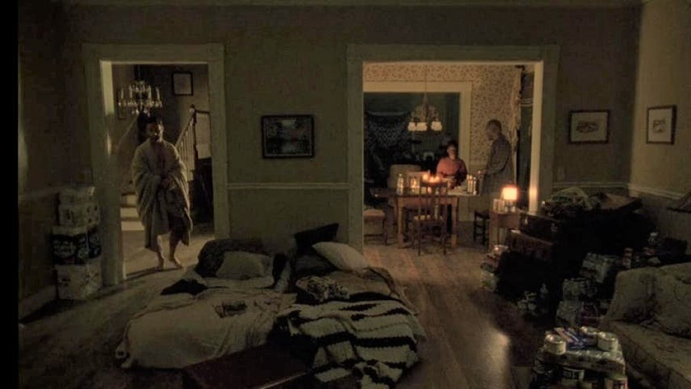 The Walking Dead toilet paper stash