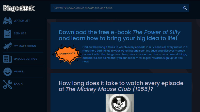 Bingeclock