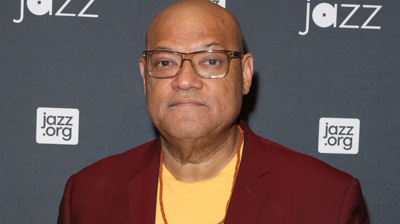 Laurence Fishburne smirking