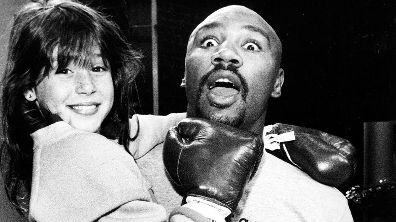 Marvelous Marvin Hagler and Soleil Moon Frye