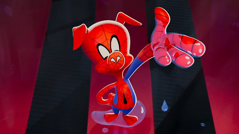 Spider-Ham extending hand 