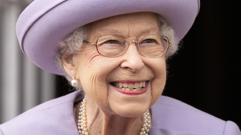 Queen Elizabeth II smiling