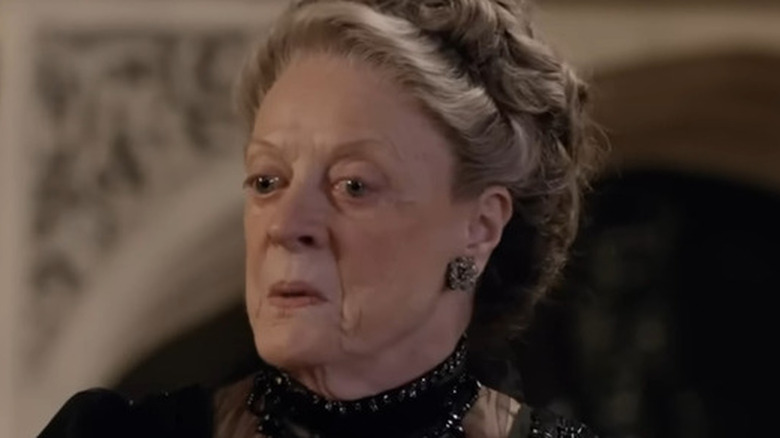 Violet Crawley looking livid 