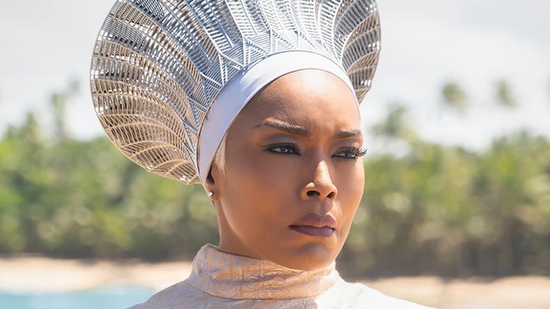 Angela Bassett as Queen Ramonda in Black Panther Wakanda Forever