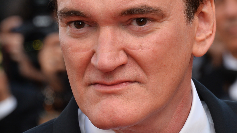 Quentin Tarantino at event