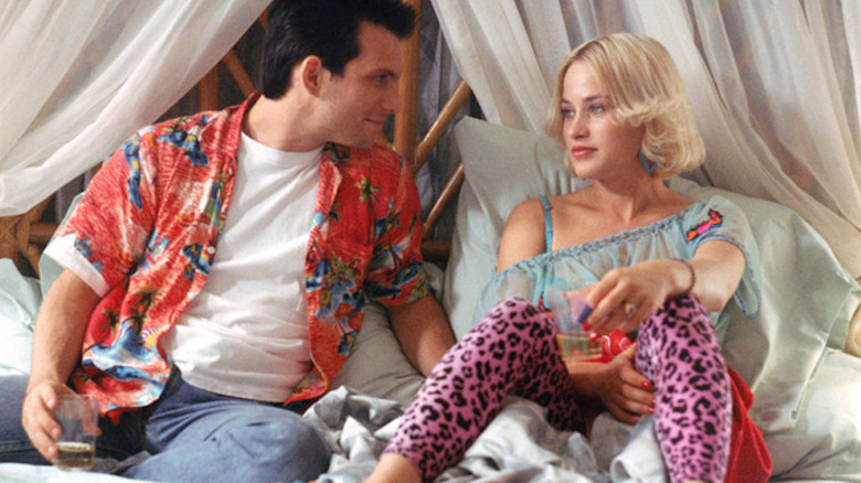 Christian Slater as Clarence Worley and Patricia Arquette as Alabama Worley in the cult classic True Romance.