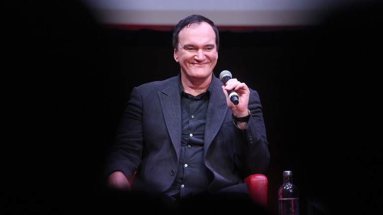 Quentin Tarantino attends the Quentin Tarantino close encounter during the 16th Rome Film Fest