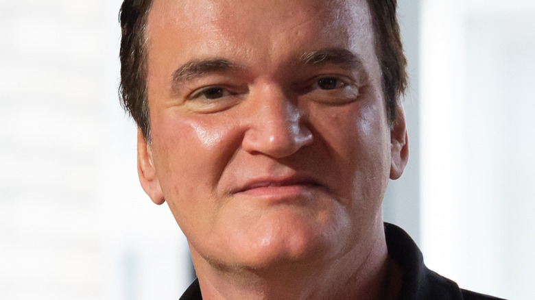 Quentin Tarantino smiling