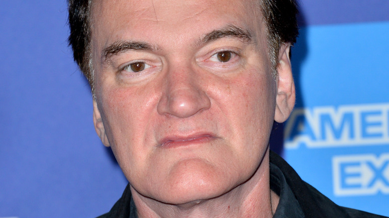 Quentin Tarantino at movie premiere