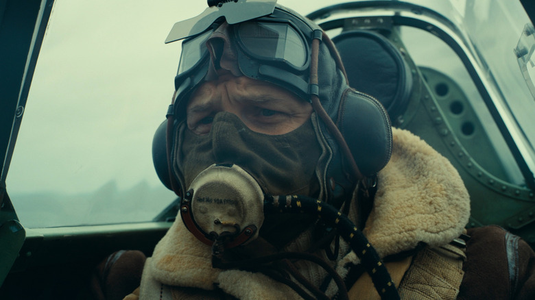 Farrier sits in the cockpit in 