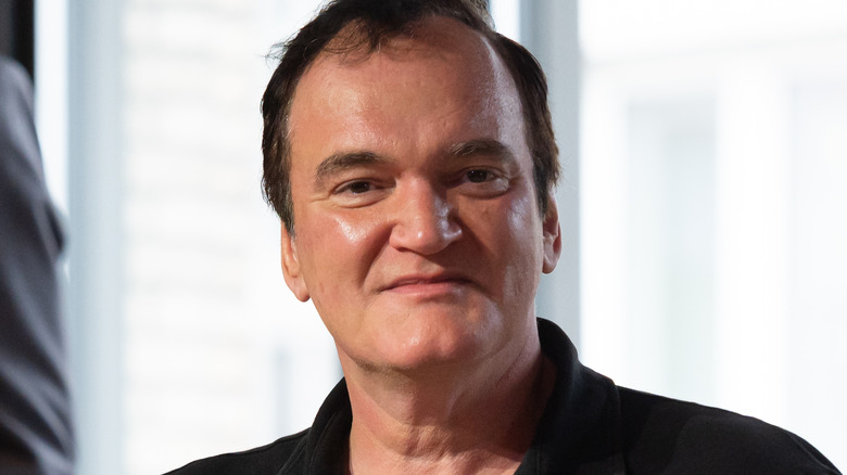 Quentin Tarantino smiling