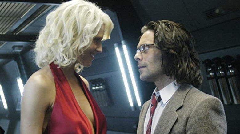 Baltar and Six talking
