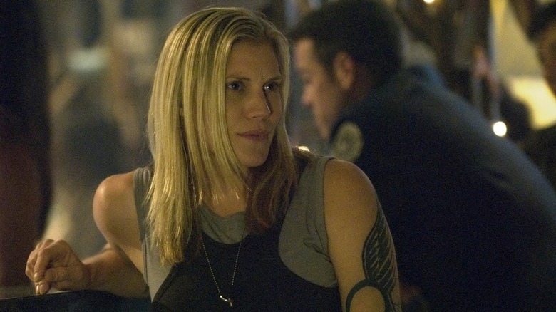 Kara Starbuck Thrace listening