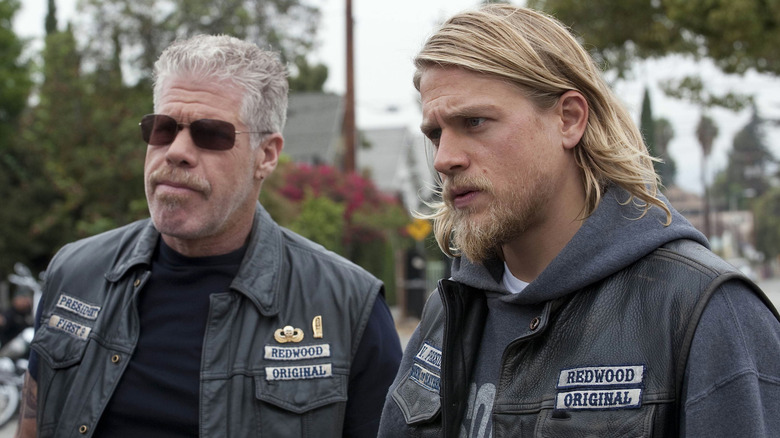 Clay and Jax looking confused