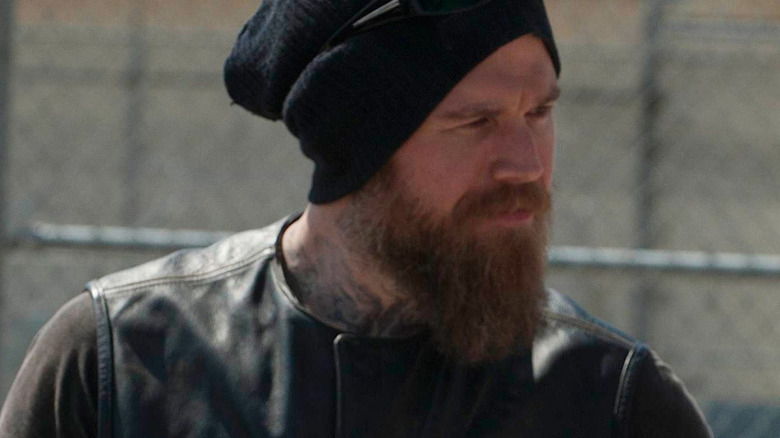 Ryan Hurst Opie Winston beanie sunglasses