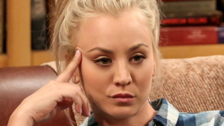 Big Bang Theory Penny frowning