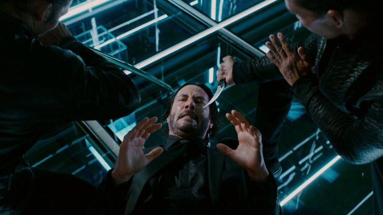 John Wick is at a great disadvantage
