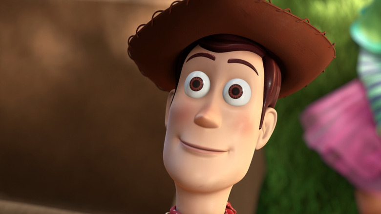 Close-up of Toy Story's Woody