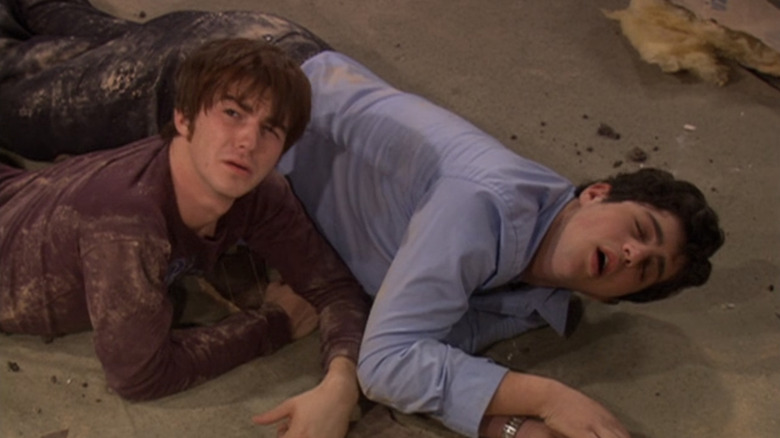Drake and Josh look up
