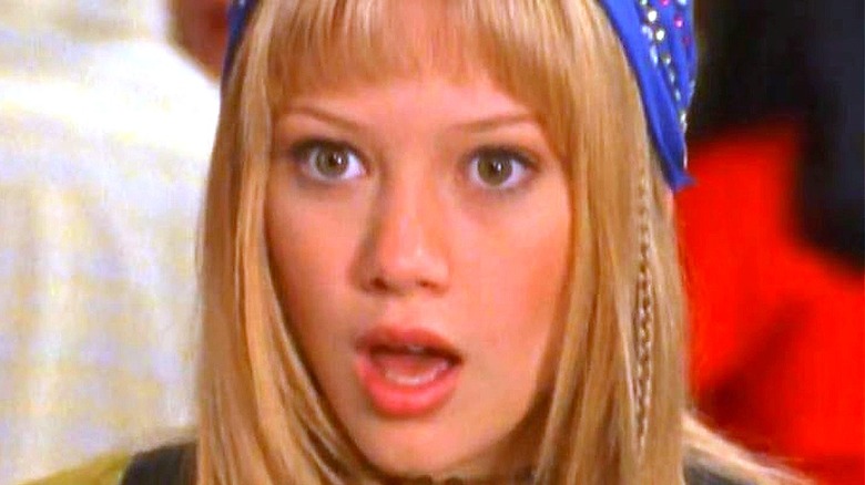 Lizzie McGuire looks shocked