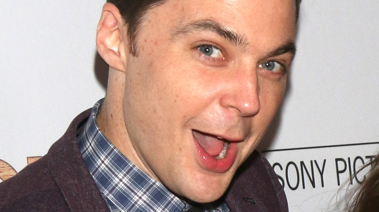 Jim Parsons screaming at premiere