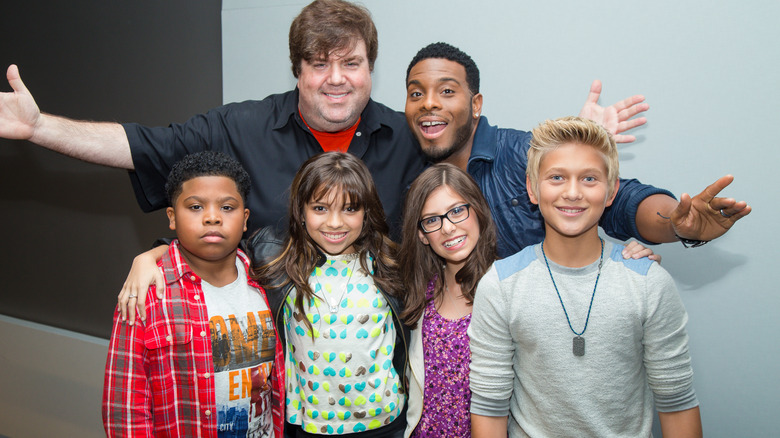 Dan Schneider with kids