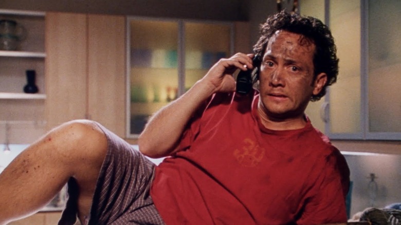 Deuce Bigelow looking concerned in Deuce Bigelow: Male Gigolo (1999)