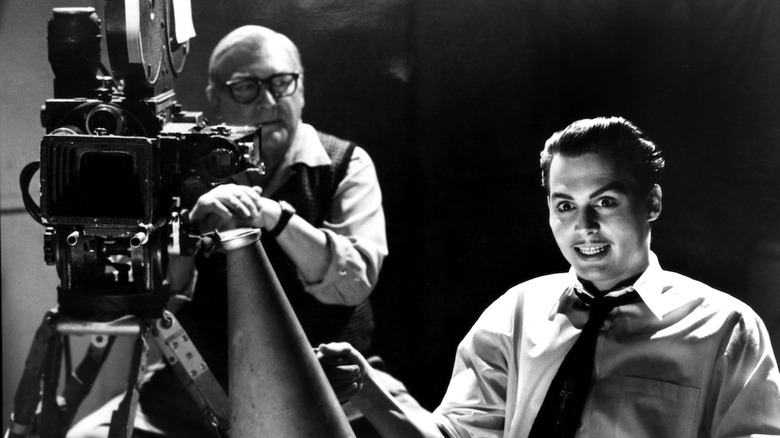 Ed Wood shooting one of his passion projects in "Ed Wood" (1994)