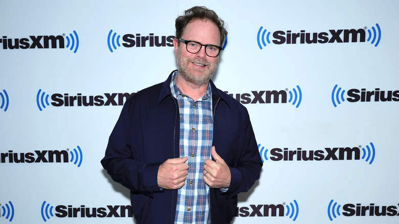 Rainn Wilson red carpet glasses