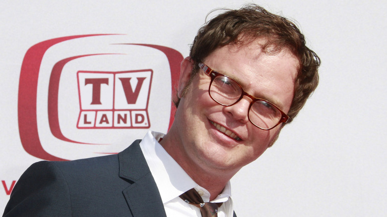 Rainn Wilson smiling at a TV Land event in the early 2000s