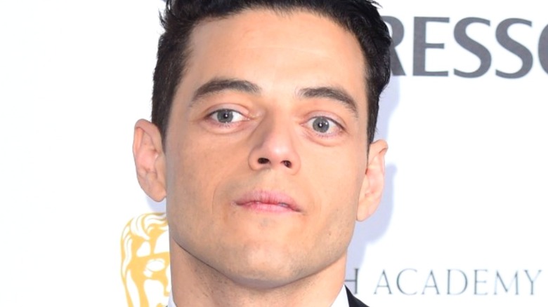 Rami Malek posing