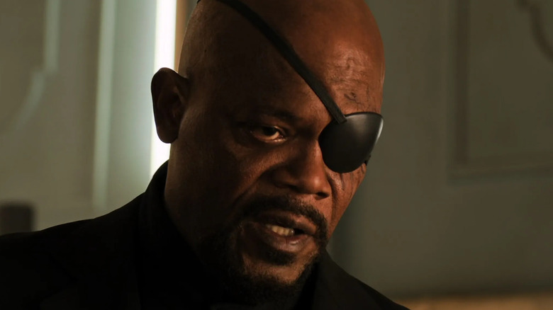 Nick Fury talking