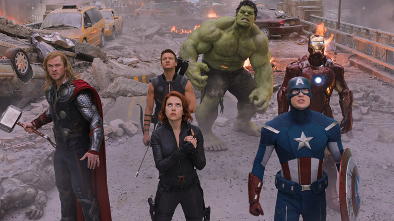 The Avengers assembling