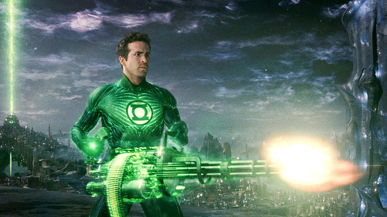 Ryan Reynolds takes aim at enemy