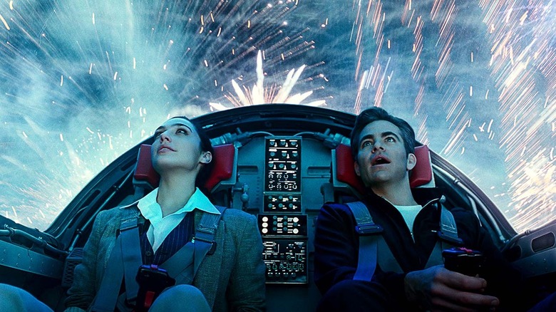 Diana and Steve enjoying fireworks
