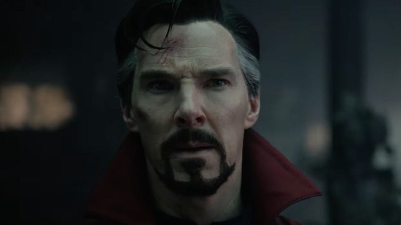 Doctor Strange glaring