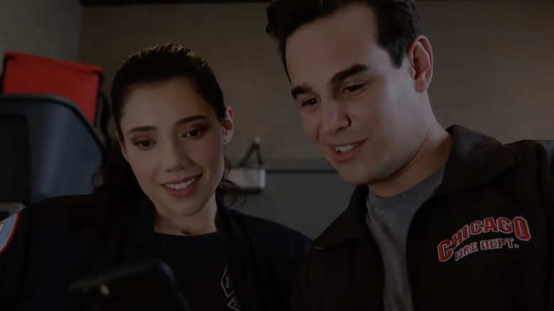 Gallo and Violet smiling 