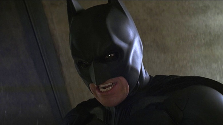 Christian Bale Batman mouth open