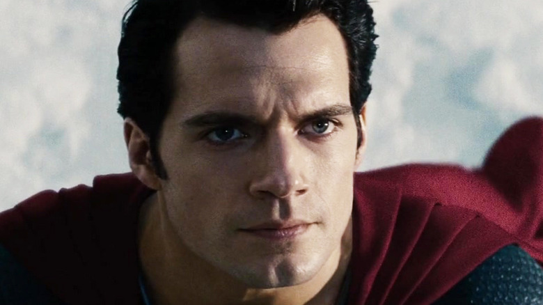 Henry Cavill Superman looking serious